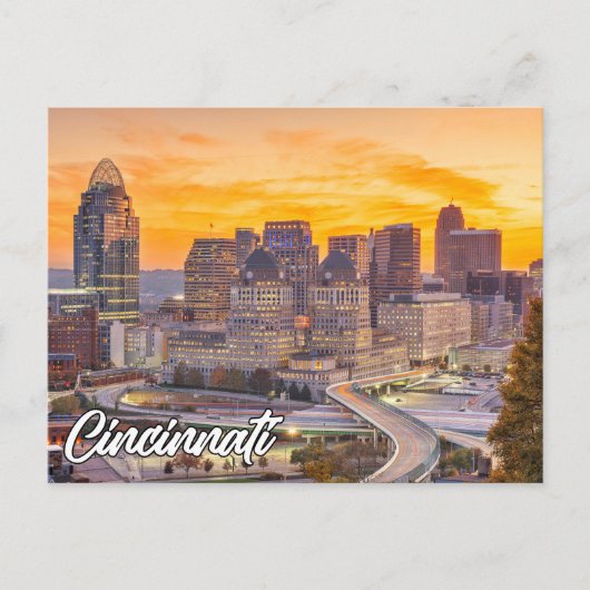 Cincinnati, Ohio, Verenigde Staten van Amerika Briefkaart (Voorkant)