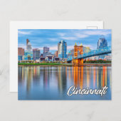 Cincinnati, Ohio, Verenigde Staten van Amerika Briefkaart (Voorkant / Achterkant)