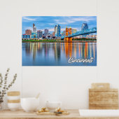 Cincinnati, Ohio, Verenigde Staten van Amerika Poster (Keuken)