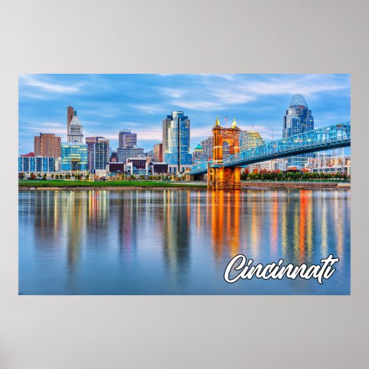 Cincinnati, Ohio, Verenigde Staten van Amerika Poster (Voorkant)