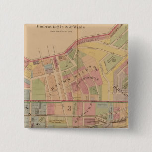 Cincinnati, Ohio Vierkante Button 5,1 Cm