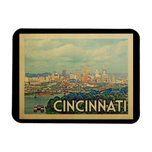 Cincinnati Ohio Vintage Travel Magneet