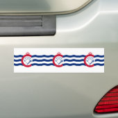 Cincinnati, Ohio, vlag van de Verenigde Staten van Bumpersticker (Op auto)