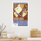 Cincinnati Orchestra 1939 WPA Poster (Keuken)