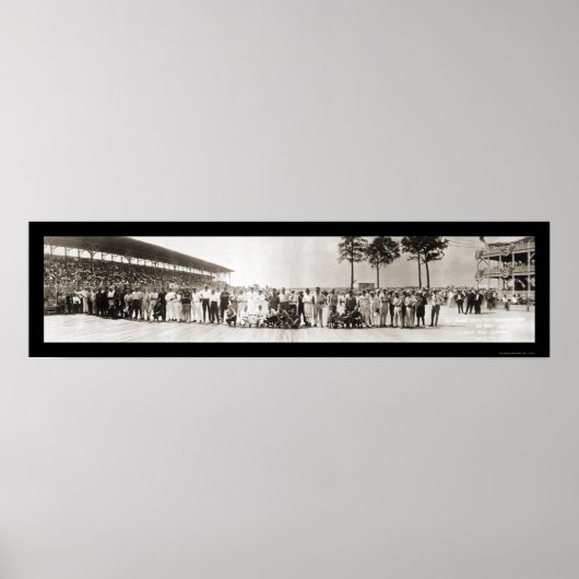 Cincinnati Race Driver Foto 1916 Poster (Voorkant)