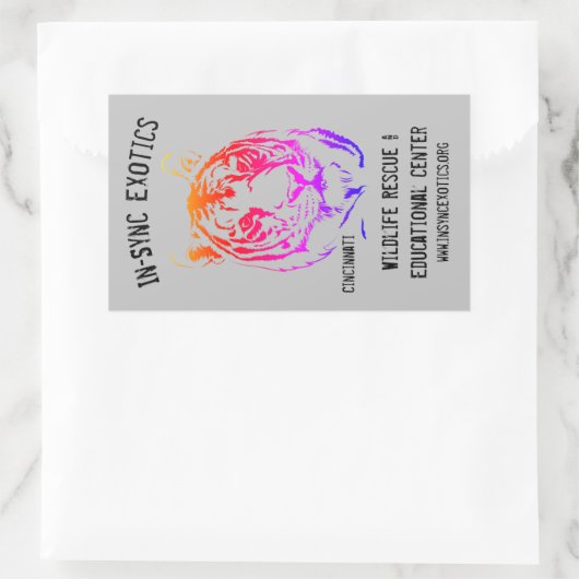 Cincinnati - rechthoekige sticker (Tas)