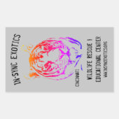 Cincinnati - rechthoekige sticker (Voorkant)