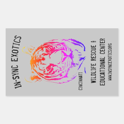 Cincinnati - rechthoekige sticker (Voorkant)