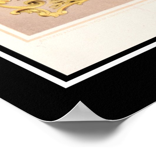 Cincinnati Red Sokken 1864 Vintage Poster (Hoek)