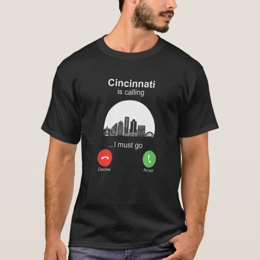Cincinnati roept Premium T-shirt (Voorkant)