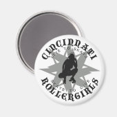 Cincinnati Rollergirls Magnet (Voorkant / Achterkant)