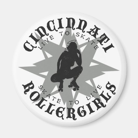 Cincinnati Rollergirls Magnet (Voorkant)