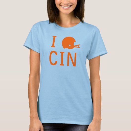 Cincinnati - sinaasappel t-shirt (Voorkant)