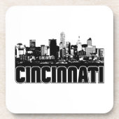 Cincinnati Skyline Bier Onderzetter (Voorkant)