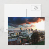 Cincinnati skyline bij zonsondergang briefkaart (Voorkant / Achterkant)