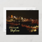 Cincinnati Skyline Briefkaart (Voorkant / Achterkant)