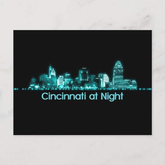 Cincinnati Skyline Briefkaart (Voorkant)