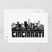 Cincinnati Skyline Briefkaart (Voorkant / Achterkant)