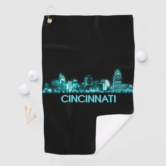 Cincinnati Skyline Golfhanddoek (Insitu)