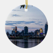 Cincinnati Skyline Keramisch Ornament (Voorkant)
