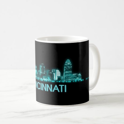 Cincinnati Skyline Koffiemok (Voorkant rechts)