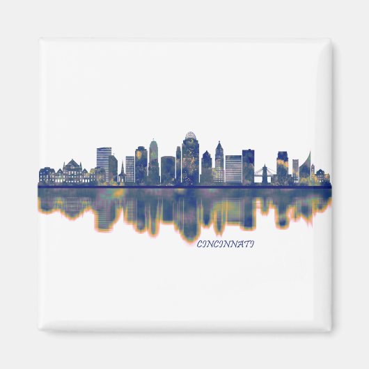 Cincinnati Skyline Magneet (Voorkant)