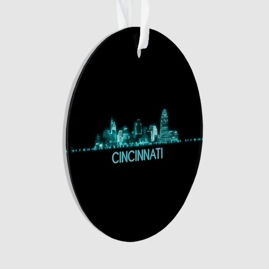 Cincinnati Skyline Ornament (voorkant)