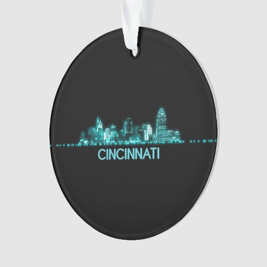Cincinnati Skyline Ornament (voorkant)