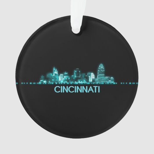 Cincinnati Skyline Ornament (voorkant)