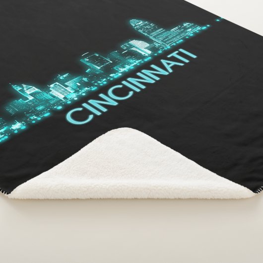 Cincinnati Skyline Sherpa Deken (3/4)