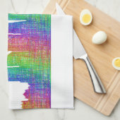 Cincinnati skyline theedoek (Quarter Fold)