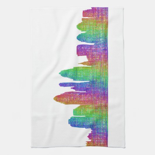 Cincinnati skyline theedoek (Verticaal)