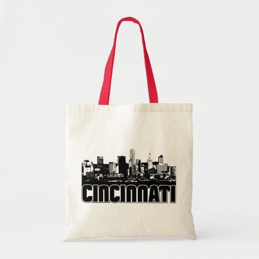Cincinnati Skyline Tote Bag (Voorkant)
