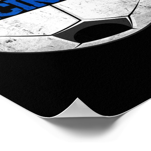 Cincinnati Soccer Distressed Cincy nati  Poster (Hoek)