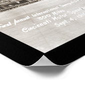 Cincinnati Speedway Foto 1916 Poster (Hoek)