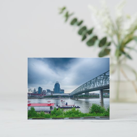 Cincinnati Stad in Ohio Briefkaart (Staand voorkant)