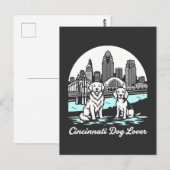 Cincinnati Stad Ohio Hondenliefhebber Briefkaart (Voorkant / Achterkant)