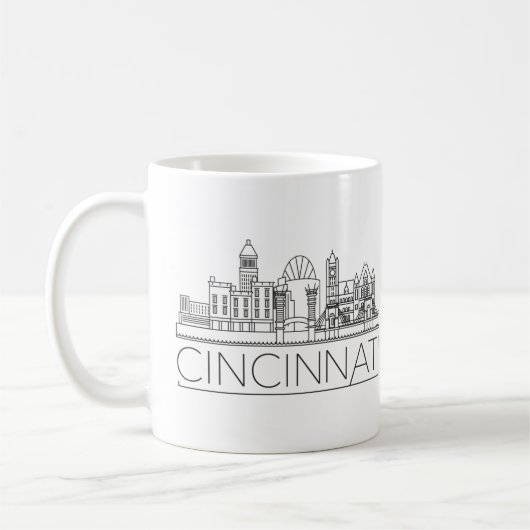 Cincinnati | Stijlvolle Skyline Koffiemok (Links)