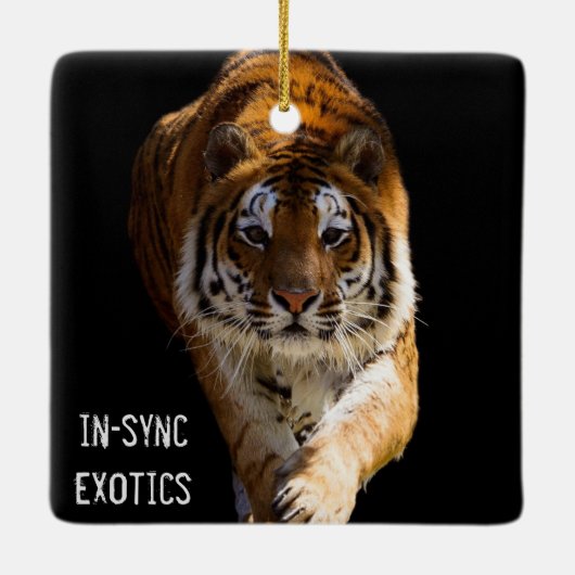 Cincinnati Tiger - Keramisch Ornament (Achterkant)