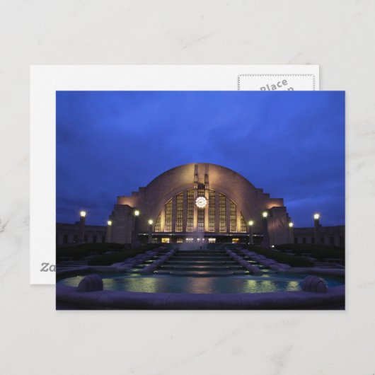 Cincinnati Union Terminal Briefkaart (Voorkant / Achterkant)