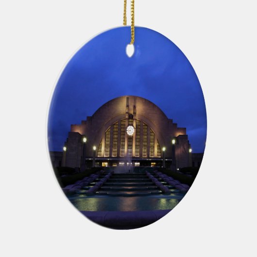 Cincinnati Union Terminal Keramisch Ornament (Rechts)