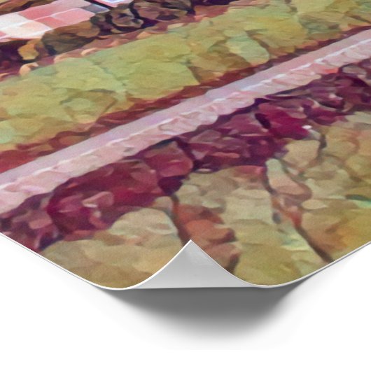 Cincinnati Union Terminal Waterverf schilderij Poster (Hoek)