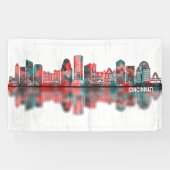 Cincinnati USA Skyline Spandoek (Horizontaal)