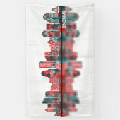 Cincinnati USA Skyline Spandoek (Verticaal)