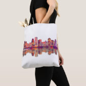 Cincinnati USA Skyline Tote Bag (Dichtbij)