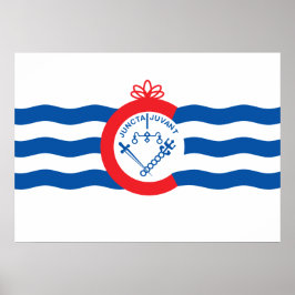 Cincinnati vlag poster