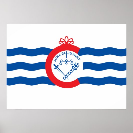 Cincinnati vlag poster (Voorkant)