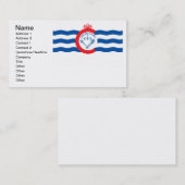 Cincinnati vlag visitekaartje (Voorkant / Achterkant)