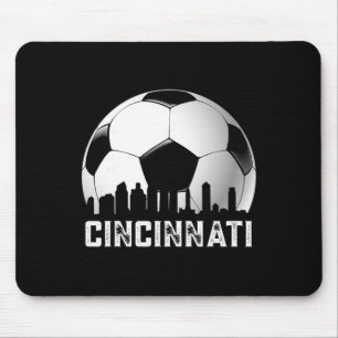 Cincinnati Voetbal Bedrukte Vintage Voetbal Fans Muismat