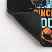 Cincinnati Voetbal Stad Silhouette Cool Cincy 513 Muismat (Hoek)